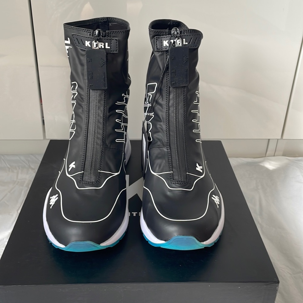 Kappa Kontroll Kay 2 Sneakers Size-9 Color- Black/ White/Azure NWT